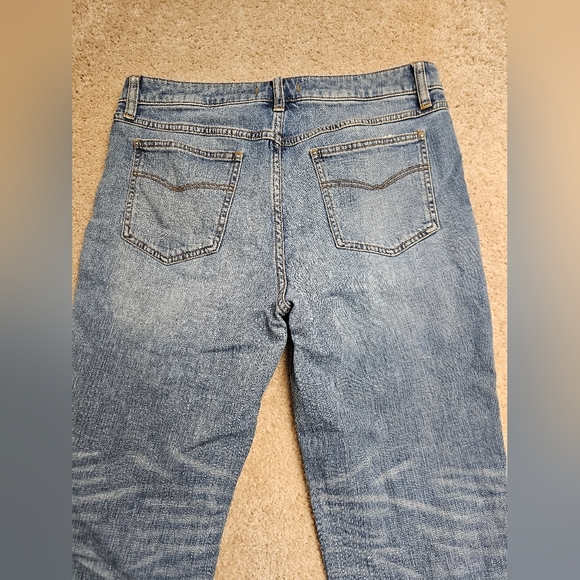 Free People Jasper‎ Crop Jean Harbor Slim Straight Jeans sz 31 - Picture 7 of 7